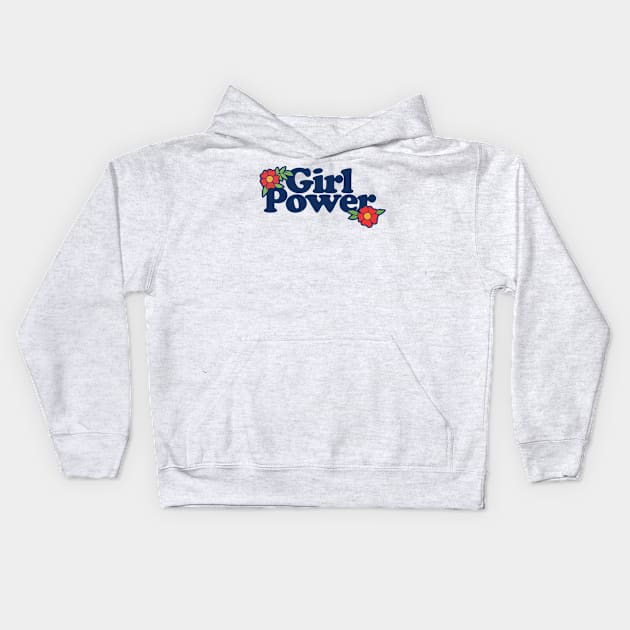 Girl Power Kids Hoodie by bubbsnugg